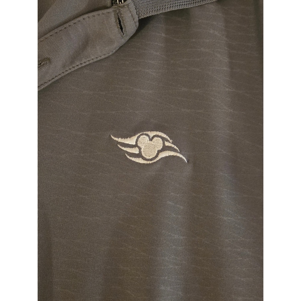 Nike Mens L Polo Shirt Golf Disney Cruise Line Gray Dri-FIT 585826-037 - Picture 4 of 9